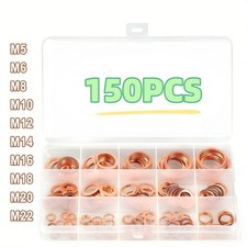 150Pcs Copper Crush Washer