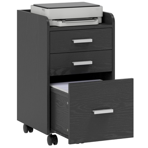 Homcom mobile filing cabinet - homcom,