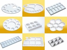 Jakar Artists Paint Palettes - Plastic Ceramic Aluminium - Oil Acrylic Water 