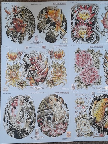 Tattoo flash sheets jenny - tattoo,
