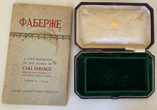 1949 faberge catalog from wartski exhibition + Brothers Grachev box