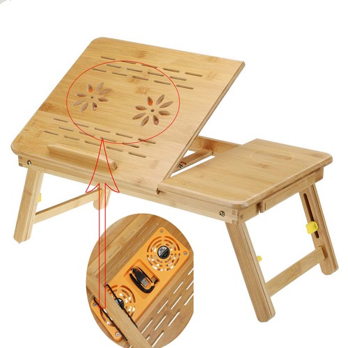 Bamboo laptop adjustable - laptop,