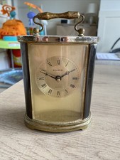 H Samuel Carriage Clock Brown