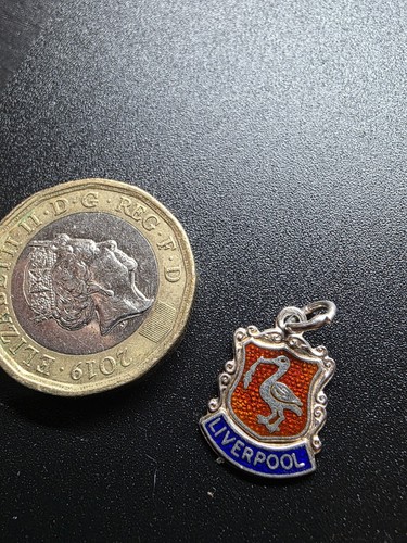Vintage silver enamel