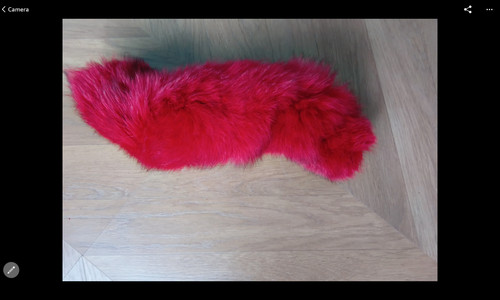 Full arctic fox tail - full,