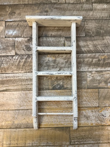 Vintage farmhouse ladder wall - vintage,