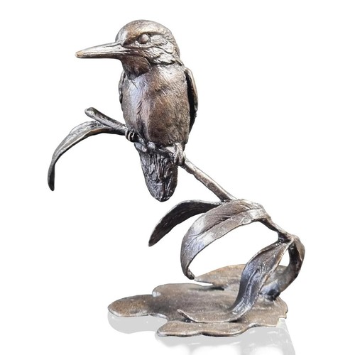 Kingfisher bird bronze - kingfisher,