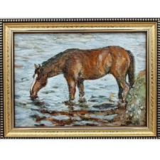 Horse Drinking Water Original