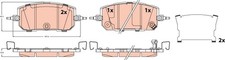 FRONT BRAKE PAD SET DISC BRAKE