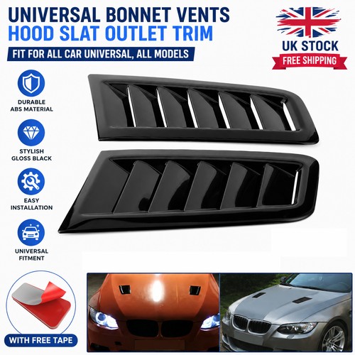Universal gloss black bonnet - universal,