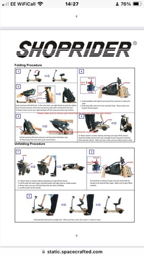 Folding scooter - folding,