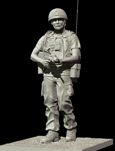Parachute regiment op - parachute,