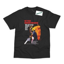 Retro Movie Poster Inspired By The Texas Chainsaw Massacre DTG Printed T-Shirt