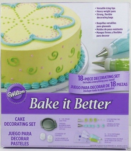 Wilton cake decorating - cake, set