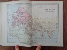 1904 PHILIPS' HANDY CLASSICAL ATLAS by HUGHES 18 COL MAPS BRITANNIA PALAESTINA ^