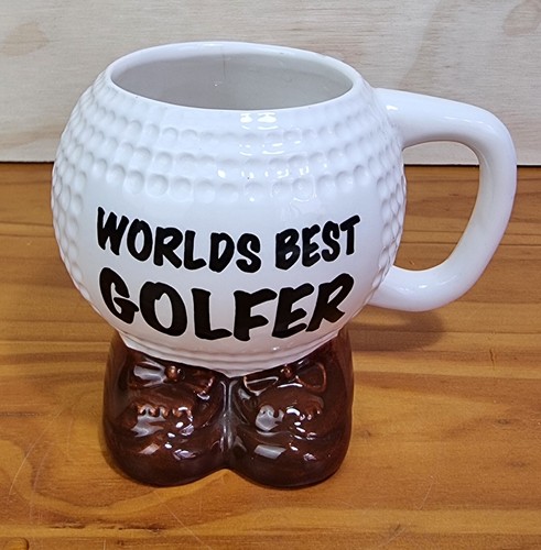 Worlds best golfer mug - mug, novelty