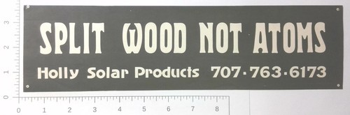 Vintage split wood - not, atoms