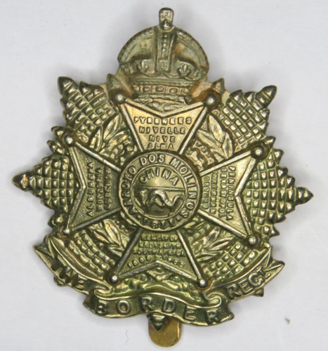 Border regiment cap badge - border,