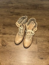 New Look ladies Lace Up Tan