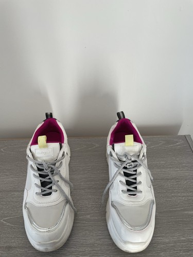 Carvela white chunky trainers - white,
