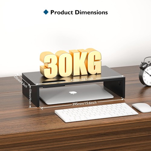 Bontec wooden monitor - wooden, stand