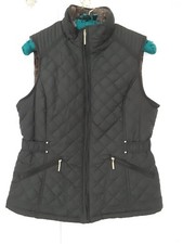 WEATHERPROOF M LADIES BLACK GILET/BODYWARMER FAUX FUR LINING
