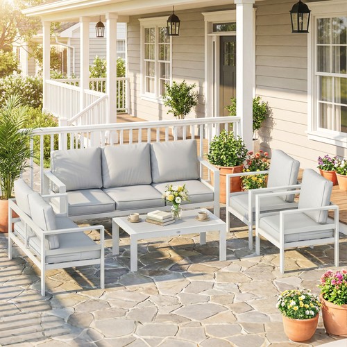 Seater aluminium garden - 7,