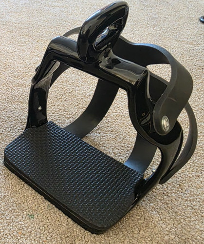Black aluminium caged - 90°,