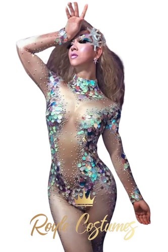 Iridescent mermaid sequin - mermaid,