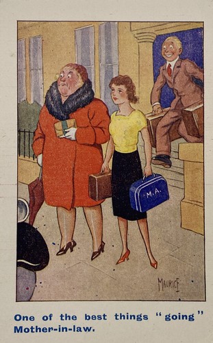 Postcard seaside comic maurice - comic,
