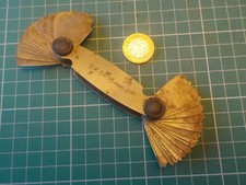 Vintage Metric Radius Gauge Tool