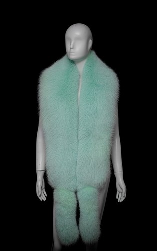 Saga furs mint shadow fox - saga, fur