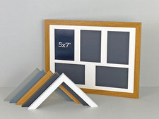 Suits Five 5x7" Photos. 40x50cm Multi Aperture Photo Frame.