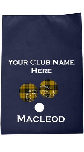 Personalised tartan lawn bowls - personalised,