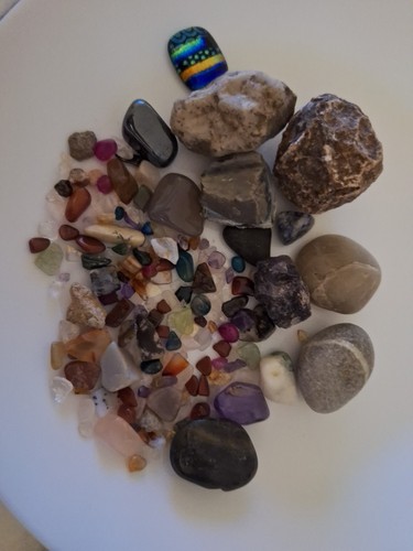 Collection gem stones - of,