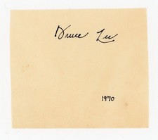 Bruce Lee - Clipped Signature