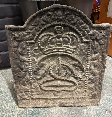 Cast iron fire back - iron,