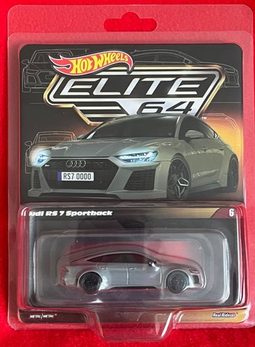 Hot wheels elite audi rs7 - elite, 64.