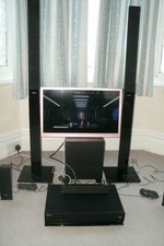 Sony Blu Ray Disc /Dvd Receiver Surround Sound System & Remote Control