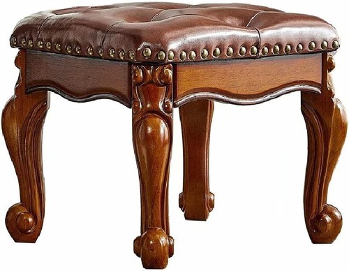 Wooden foot stool - , square