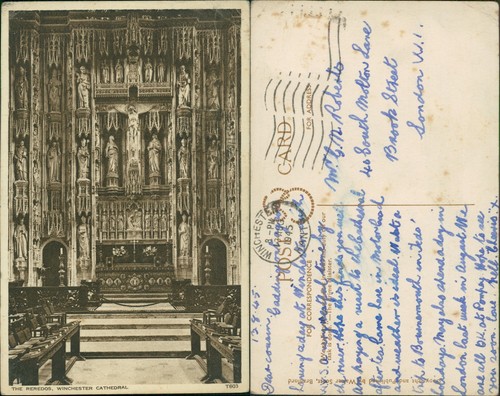 Winchester cathedral reredos - winchester,