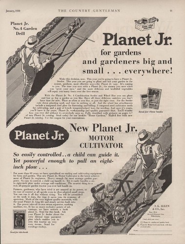 1930 planet garden - planet, plow