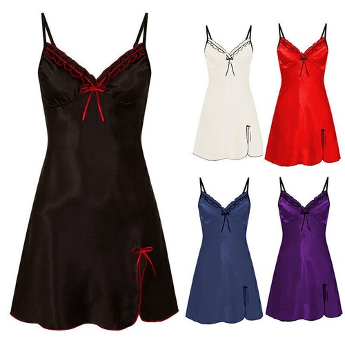 Womens lace satin silk - lace, strappy