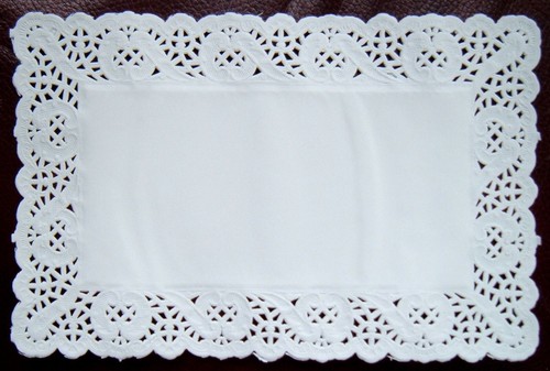 White paper doilies pack 100 - white,