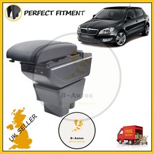 Arm Rest For Skoda Fabia 2008 - 2014 Armrest Dual Layer Storage Box With USB