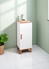 White Bathroom Cabinet Storage