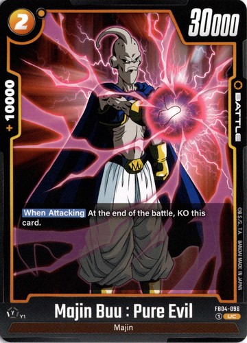 Majin buu pure - pure, battle