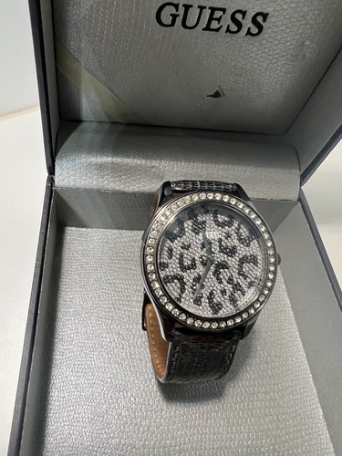 Guess leopard print watch - guess,