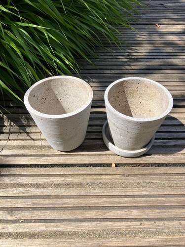 Hay flower pots - flower,