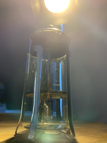 Pyrex chrome glass cafetiere - &,